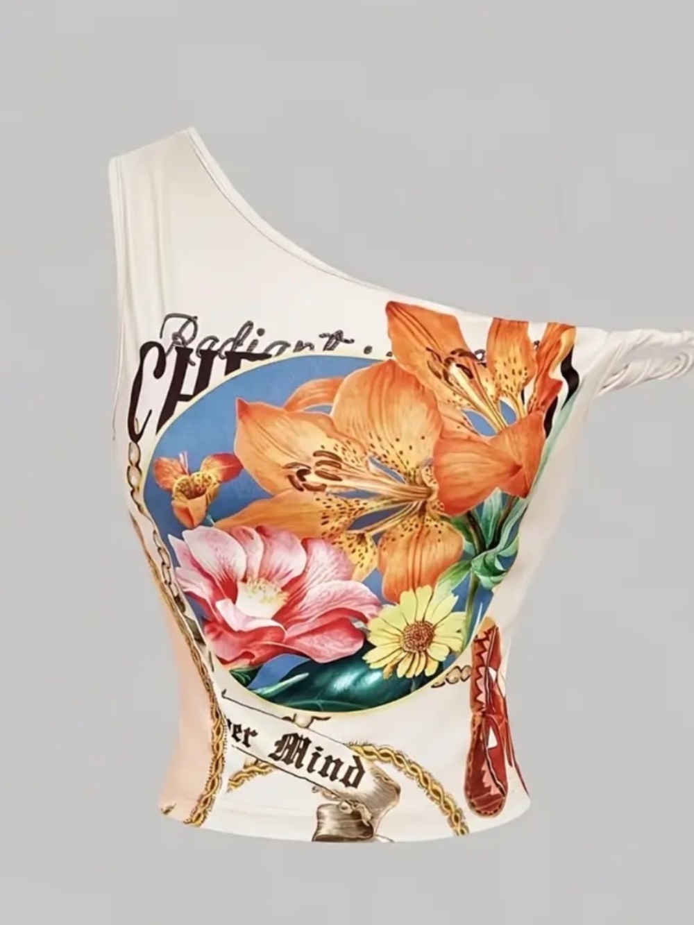 Juniors one shoulder top